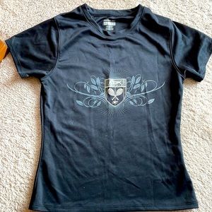 Black Reebok play dry short sleeved shirt in small